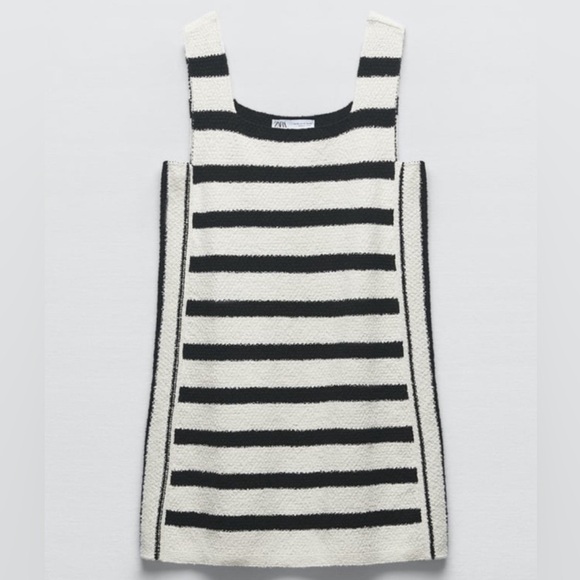 NWOT Zara striped dress M - Picture 7 of 7